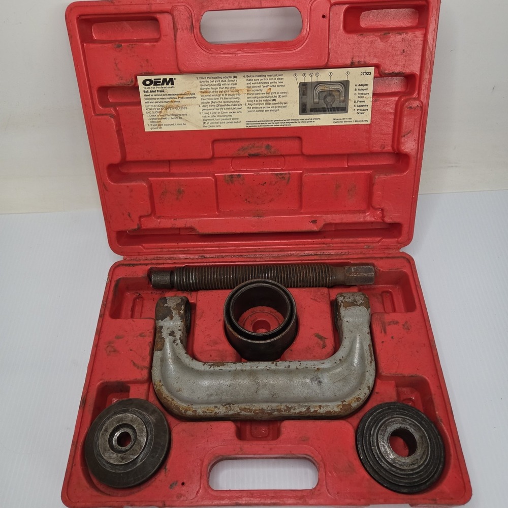 OEM Ball Joint U Joint Press w/ Hard Case #27023